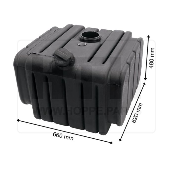 Dieseltank 200 l KST 660 x 480 x 620