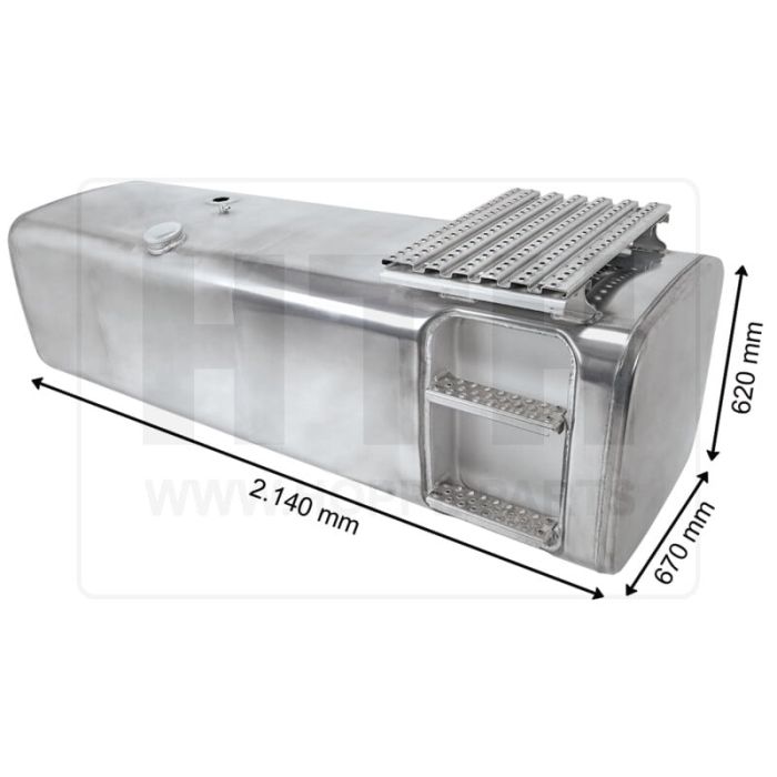 Dieseltank 780 l Alu 2140 x 620 x 670 Dieseltank 780 l Alu 2140 x 620 x 670