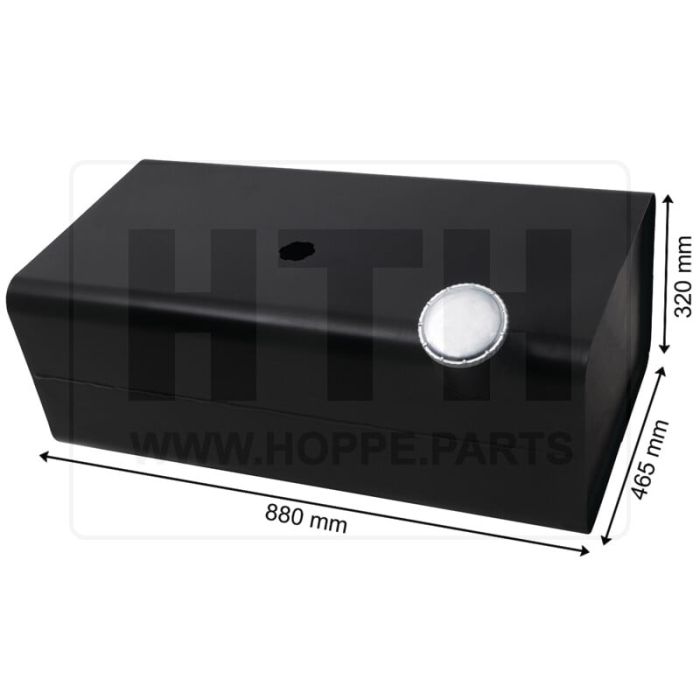 Dieseltank 120 l Stahl 880 x 320 x 465