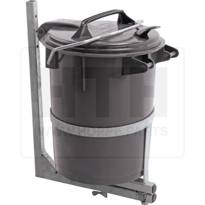 LKW-Mülleimer 35 Liter mit Halter