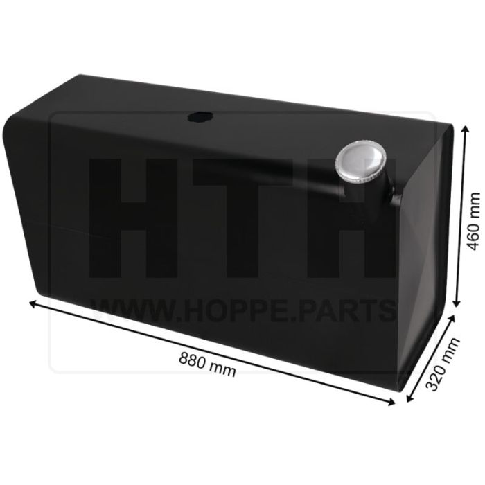 Dieseltank 120 l Stahl 880 x 460 x 320