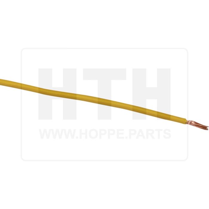 Kabel 1-adrig gelb, 1,5 mm²