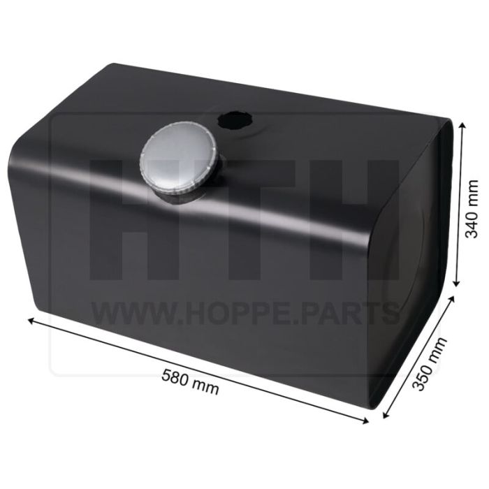 Dieseltank 65 l Stahl 580 x 340 x 350