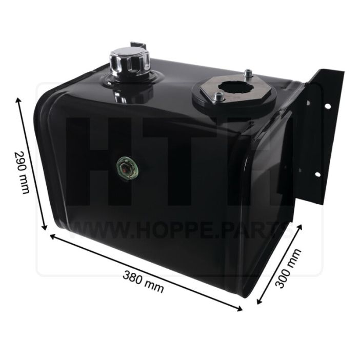 Dieseltank 30 l Stahl 380 x 290 x 300
