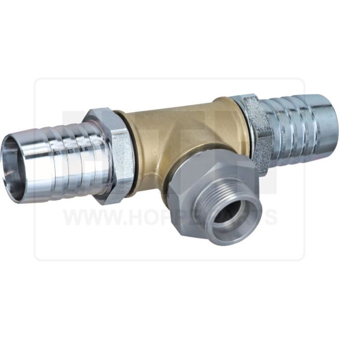 Adapter für Saugleitung 2x Ø 40 - 1x 25S