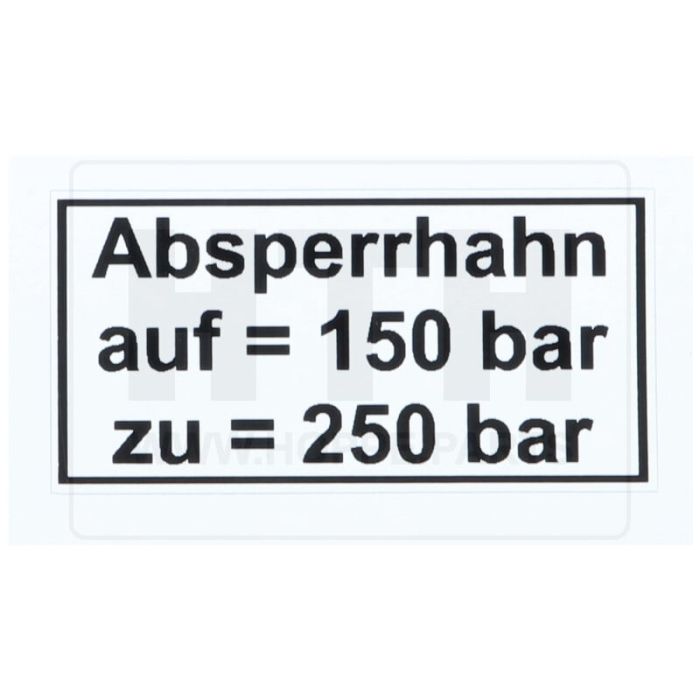 Aufkleber - Umschaltung -