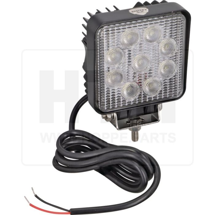 Arbeitsscheinwerfer - 9 LEDs, eckig -