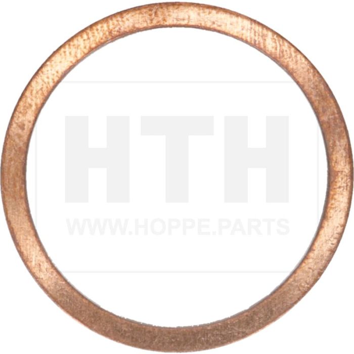Dichtring 30x36x2 , Kupfer