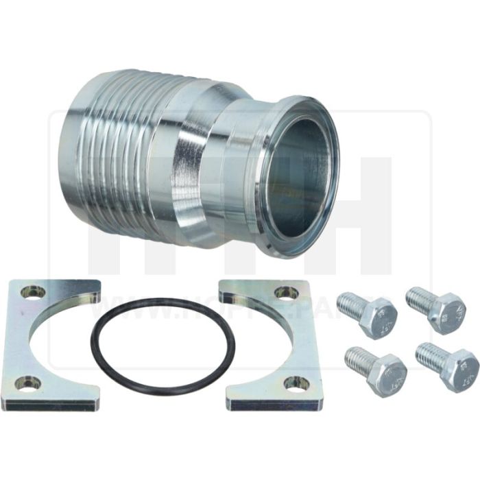 Saugstutzen Klammersystem 60 mm gerade