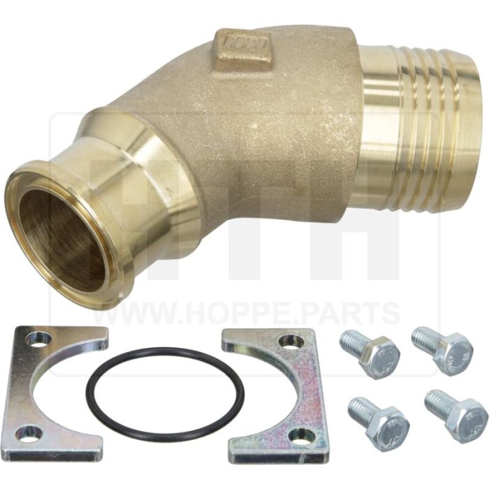Saugstutzen Klammersystem 60 mm – 45°