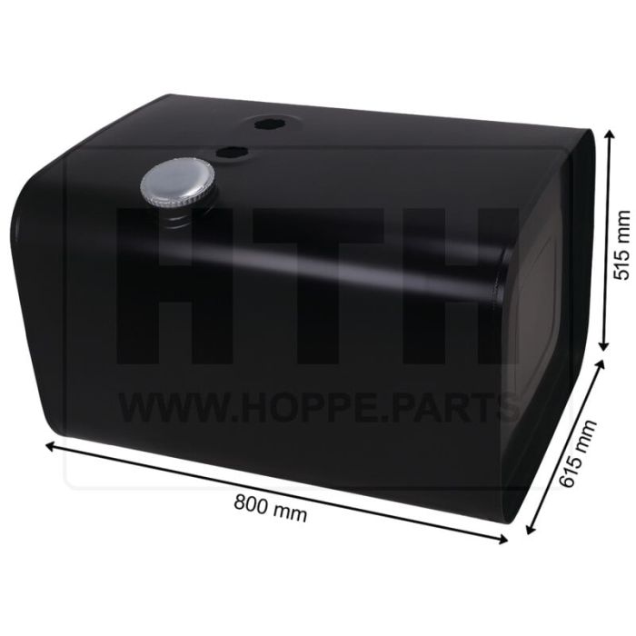 Dieseltank 230 l Stahl 800 x 515 x 615