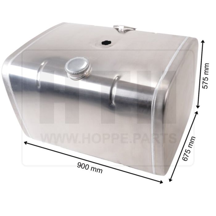 Dieseltank 300 l Alu 900 x 575 x 675