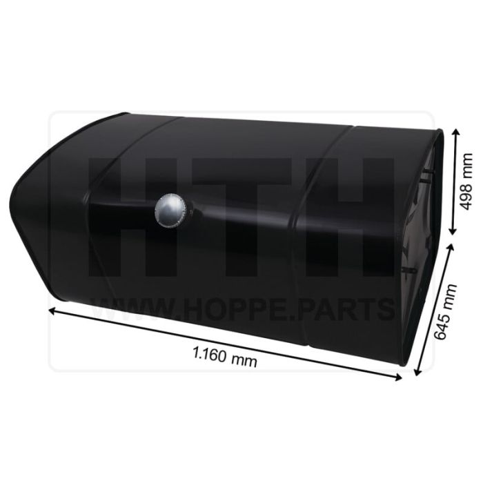 Dieseltank 325 l Stahl 1160 x 498 x 645