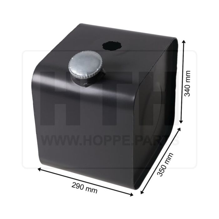 Dieseltank 32 l Stahl 290 x 340 x 350