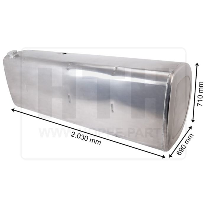 Dieseltank 810 l Alu 2030 x 710 x 690