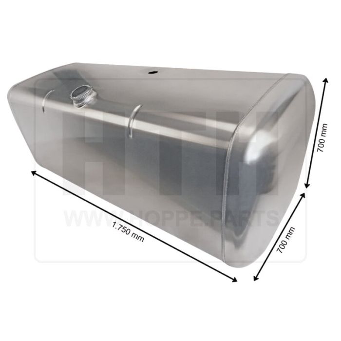 Dieseltank 760 l Alu 1750 x 700 x 700