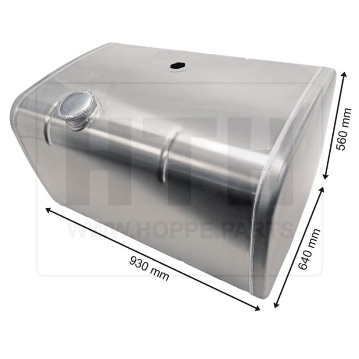 Dieseltank 300 l Alu 930 x 560 x 640