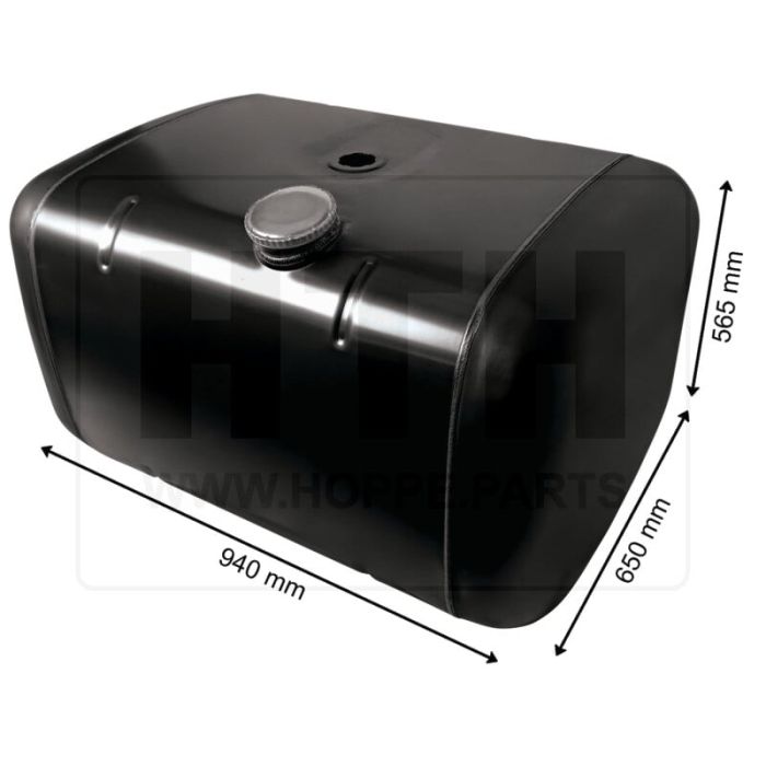 Dieseltank 290 l Stahl 940 x 565 x 650
