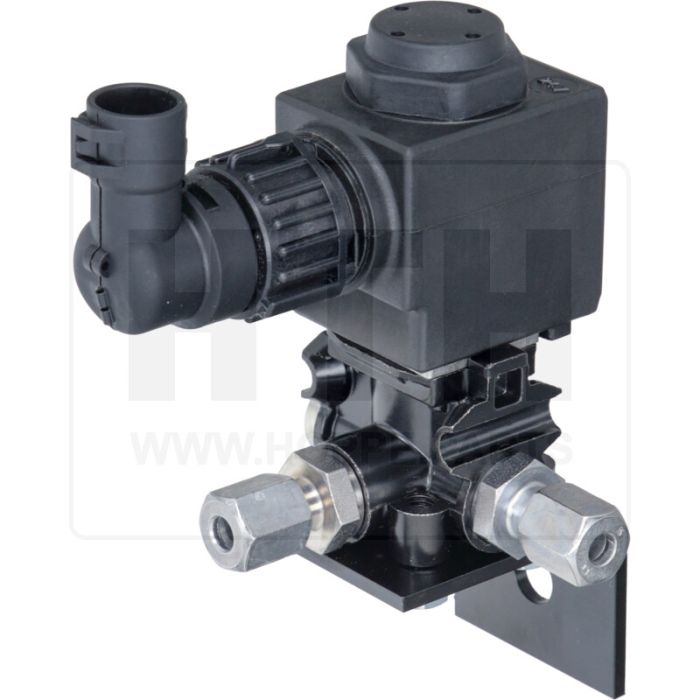 Magnetventil mit Stutzen Halter Stecker