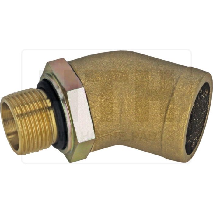 Saugstutzen Ø 40 - 3/4" - 45° einst.