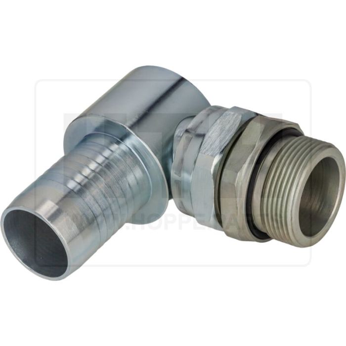 Saugstutzen Ø 40 - 1 1/2" - 90° einst.