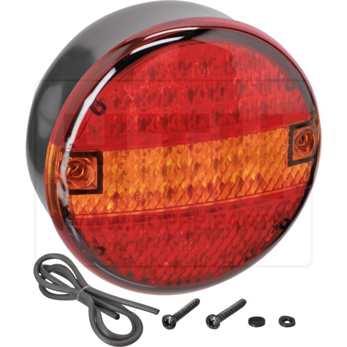 Rückleuchte, rund - mit LED's - 24 Volt