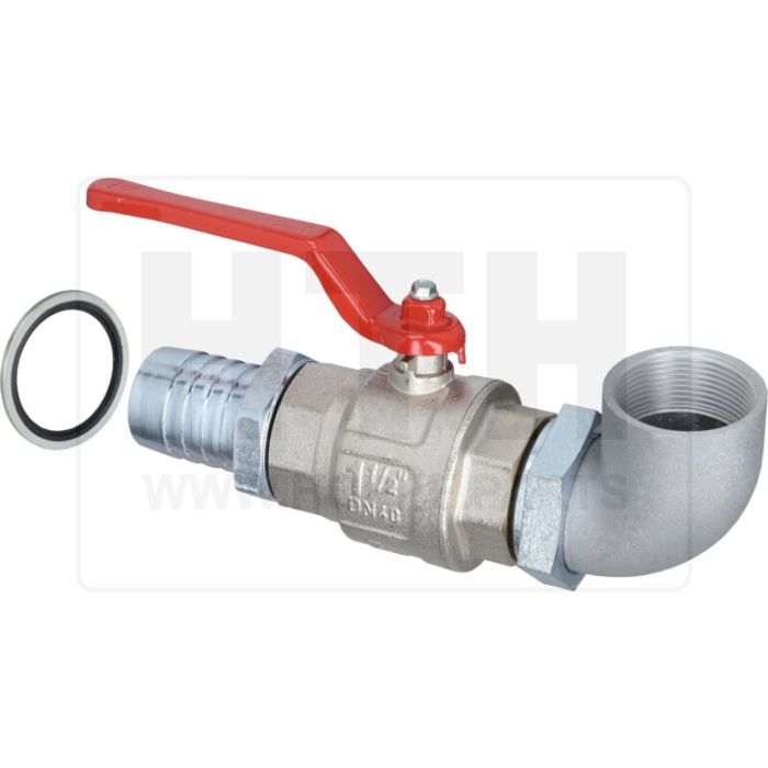 Saugstutzenadapter AG 1 1/2" Saug-Ø 50mm
