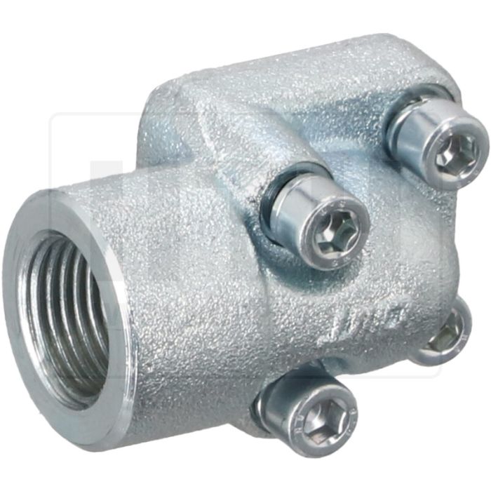 Anschlussflansch 90°, 1/2" IG LK35 Anschlussflansch 90°, 1/2" IG LK35