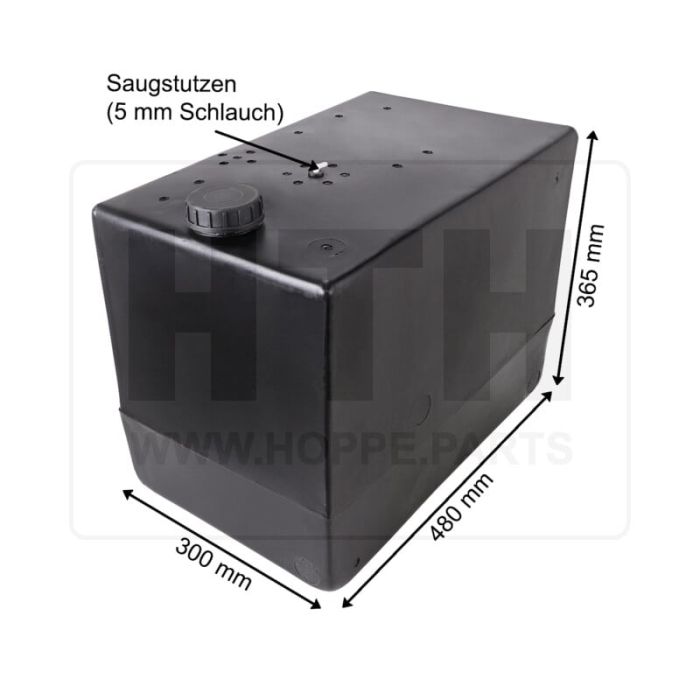 Standheizungstank 50 l KST 480x365x300