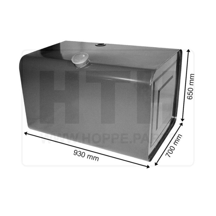 Dieseltank 400 l Stahl 930 x 650 x 700