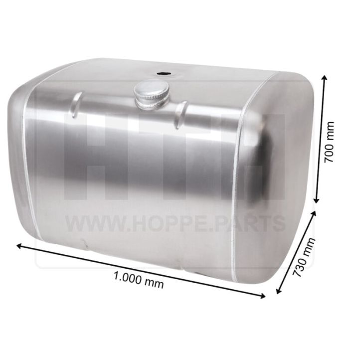 Dieseltank 430 l Alu 1000 x 700 x 730