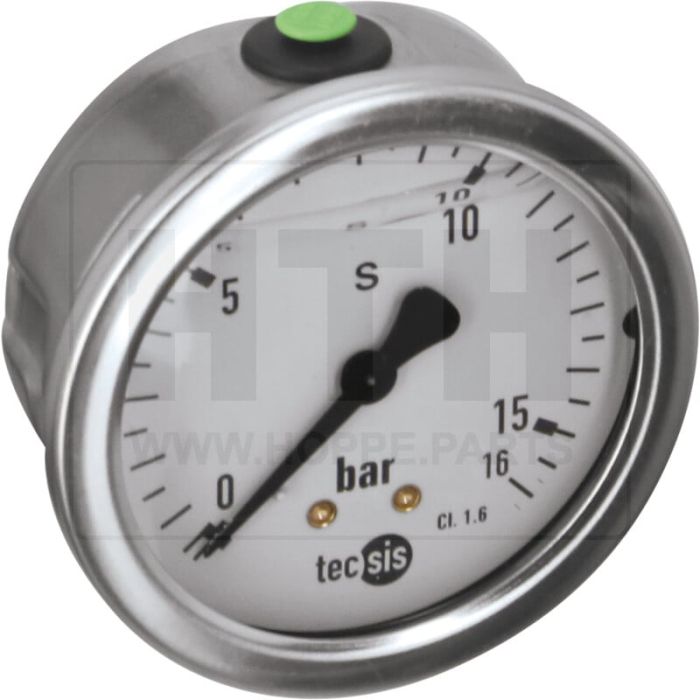Manometer, gefüllt, 0-15 bar