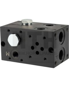 fuss/patroneplatte 1-fach NG06 Stahl