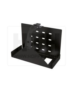 Halter f Hemmschuh Stahl gep./ Feder PVC