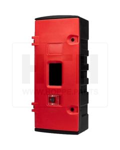 Feuerlöscherk. rot/schwarz 445x950x280