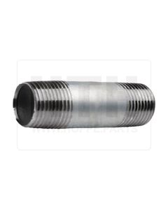 Rohrhülse 150 mm lang 2x1" AG verzinkt