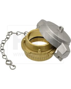 Füllrohrverschluss ME/AL 2" 50 mit Kette