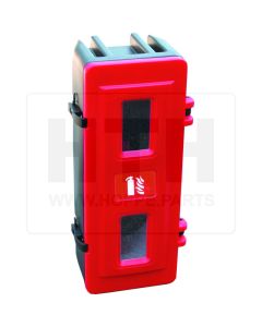 Feuerlöscherk. rot/schwarz 700x320x255