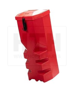 Feuerlöscherk. rot Toplader 300x750x300