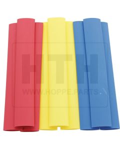 Schrumpfschlauch 3x gelb 3x rot 3x blau