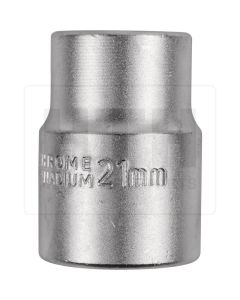 3/4'' Sechskant-Stecknuss, kurz, 21mm