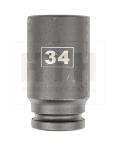 3/4'' Sechskant-Kraftstecknuss, 34mm