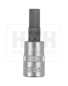1/4'' Bit-Stecknuss Innensechskant, 6mm
