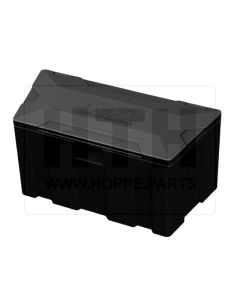 Staubox Kunststoff schwarz 25 kg
