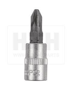 1/4'' Bit-Stecknuss, PZ2