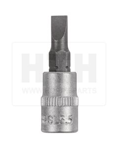 1/4'' Bit-Stecknuss Schlitz, 5,5mm