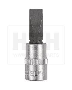 1/4'' Bit-Stecknuss Schlitz, 7mm
