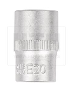 1/2'' TX-stern-E-Stecknuss, E20