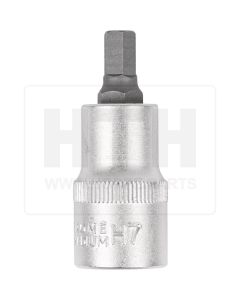 1/2'' Bit-Stecknuss 6-kant, kurz, 7mm