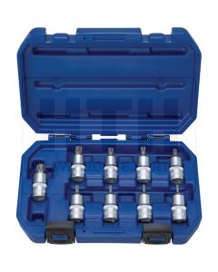 1/2'' Bit-Stecknuss-Satz TX, 9-tlg.